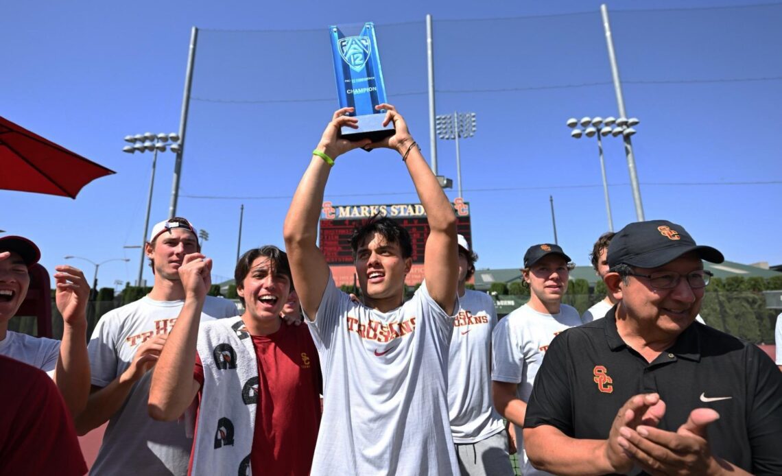 No. 11 USC Men’s Tennis Claims Pac-12 Title With 4-1 Win Over No. 19 Utah