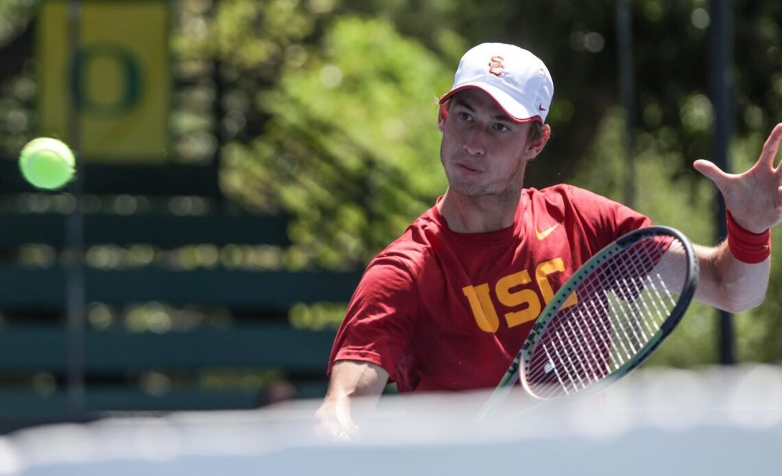 No. 11 USC Men's Tennis Secures Spot In Pac-12 Championship Final With 4-2 Win Over Stanford