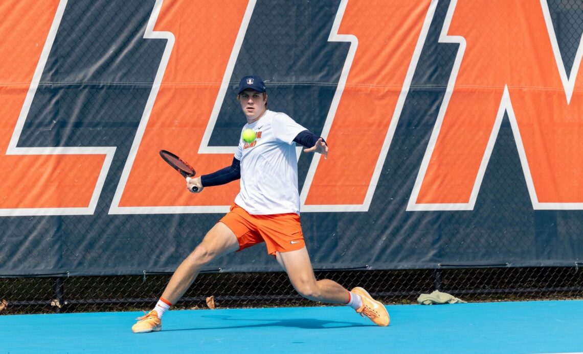 Ozolins Grabs First Big Ten Tennis Athlete of the Week Honor