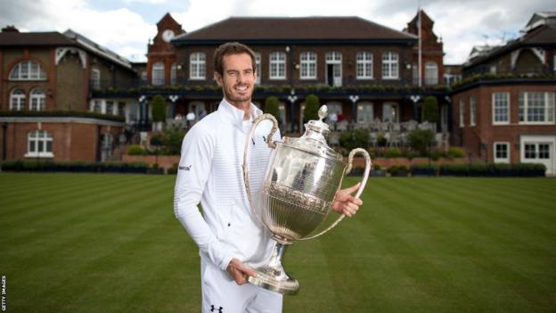 Andy Murray at Queen's Club