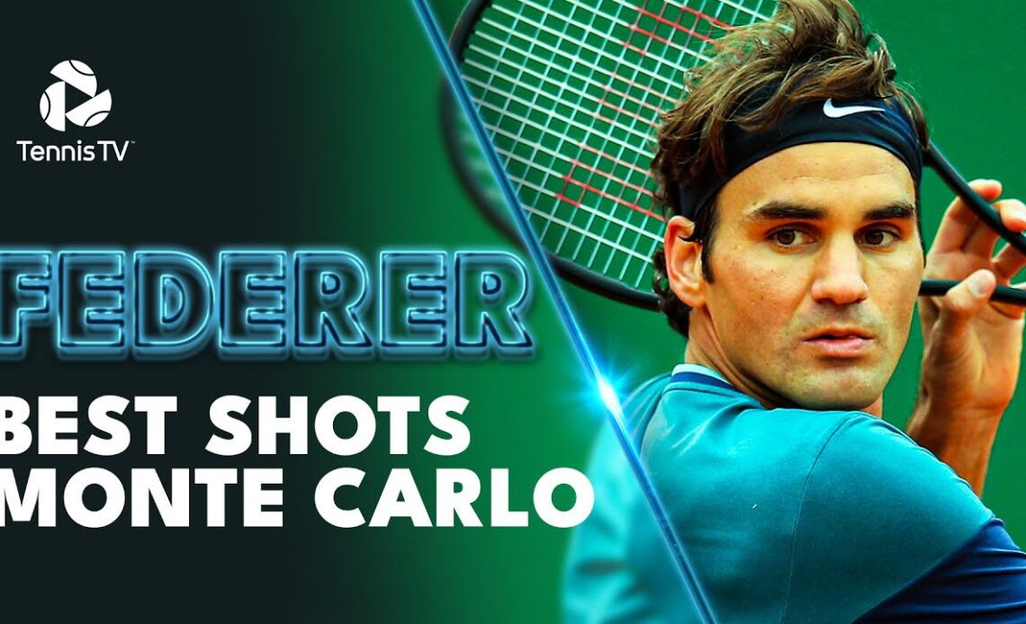 Roger Federer: Best Career Shots At Monte Carlo
