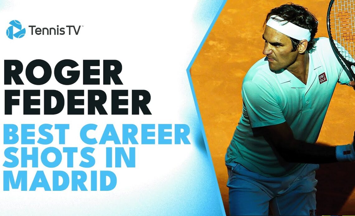 Roger Federer: Best Ever Shots In Madrid!