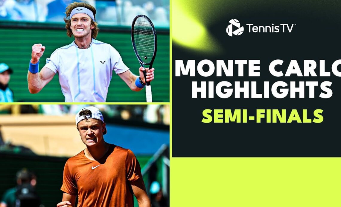 Rune Battles Sinner & Rublev Takes on Fritz | Monte Carlo 2023 Highlights Semi-Finals