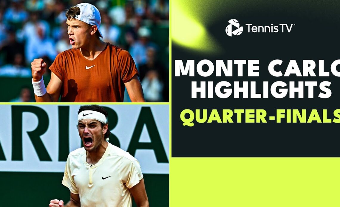 Rune Plays Medvedev; Tsitsipas Faces Fritz & More | Monte Carlo 2023 Highlights Quarter-Finals