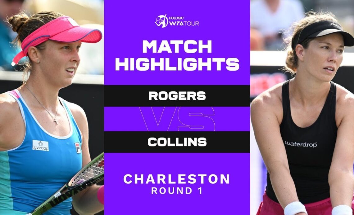 Shelby Rogers vs. Danielle Collins | 2023 Charleston Round 1 | WTA Match Highlights