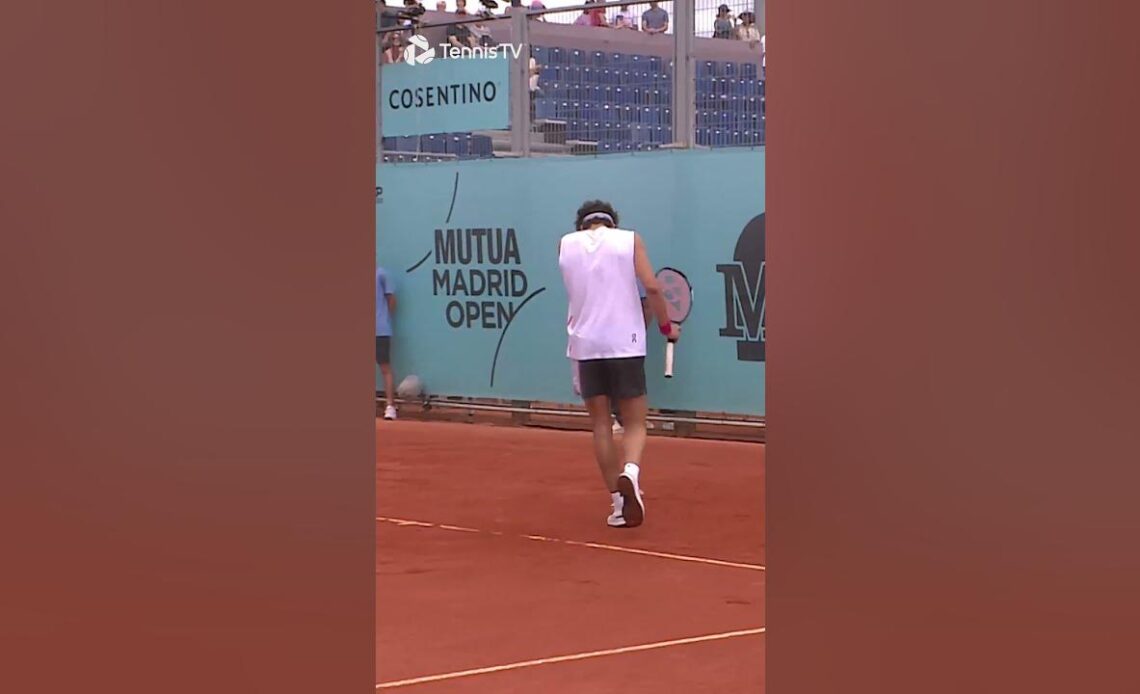 TENNIS SHOT OF THE YEAR SO FAR By Ben Shelton In Madrid 🤯🤯