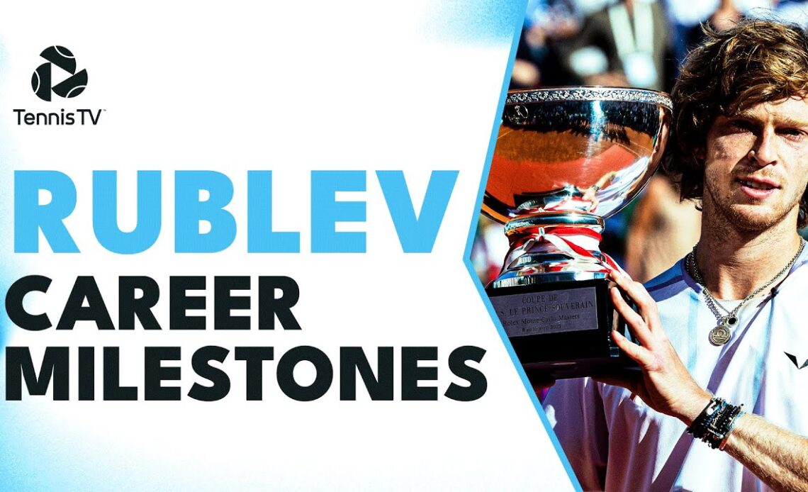 The Road To Monte Carlo Glory 🏆 | Andrey Rublev Career Milestones