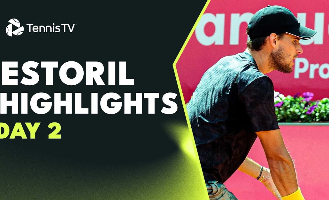 Thiem Faces Ofner; Shelton Plays First Match On Red Clay | Estoril Open 2023 Highlights Day 2