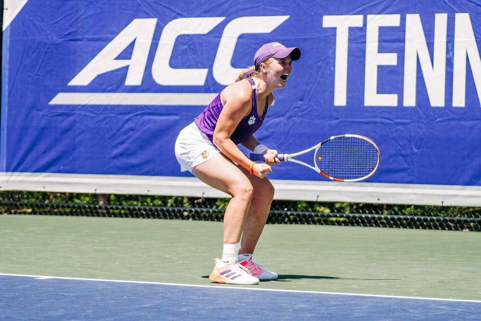 Thompson Clinches Huge 4-3 Win in ACC Tournament First Round – Clemson Tigers Official Athletics Site