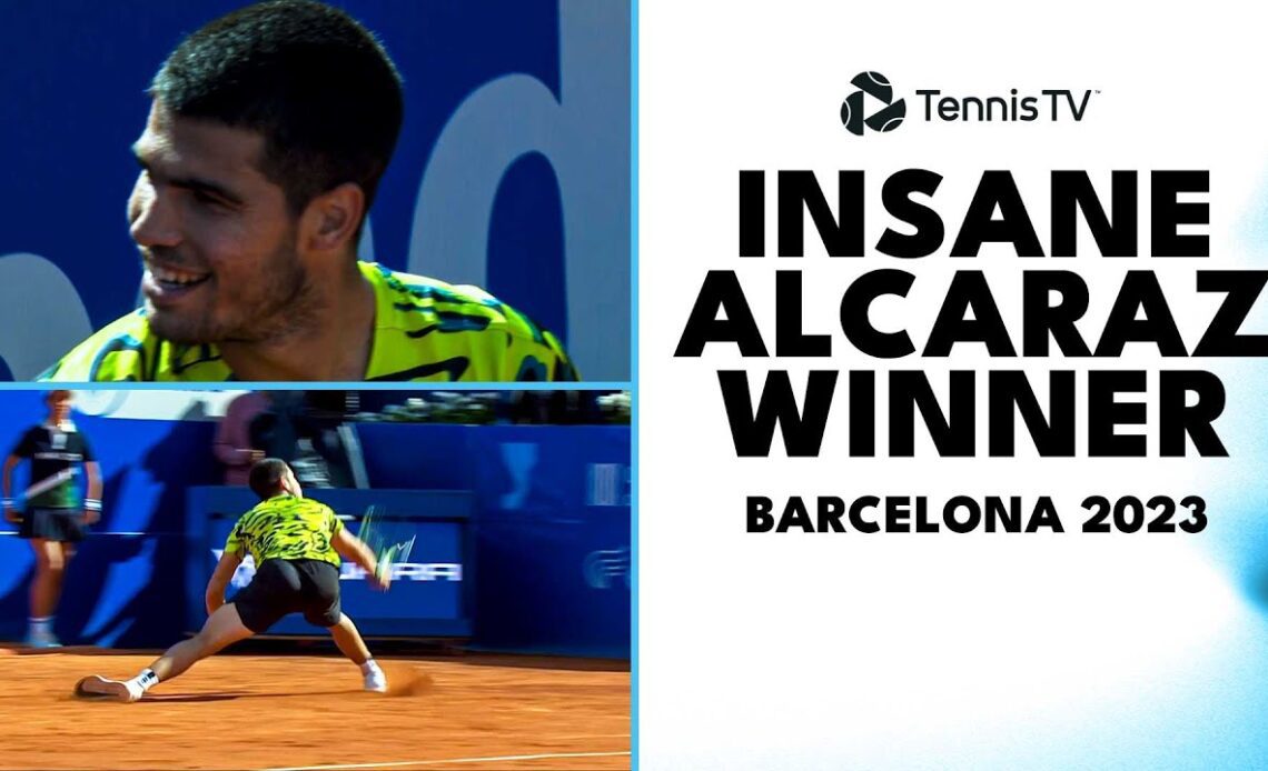 UNREAL Alcaraz Backhand: Every Angle & Reaction! | Barcelona 2023