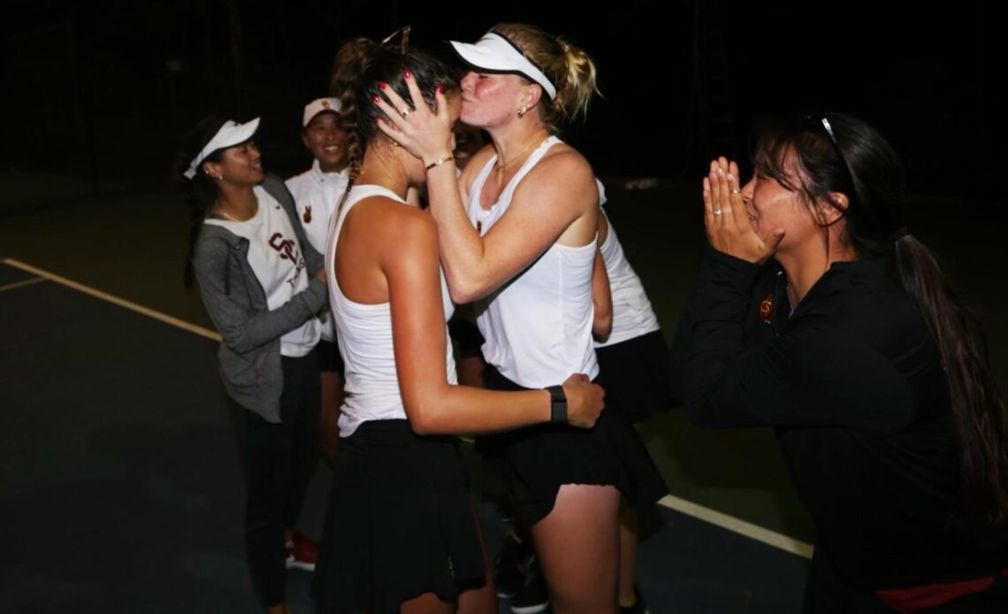 USC Women’s Tennis Reaches Pac-12 Semifinal With 4-1 Win Over. No. 22 ASU