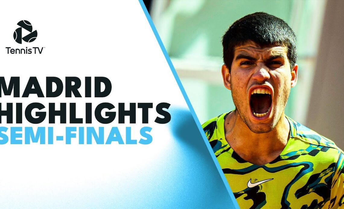 Alcaraz Battles Coric; Struff vs Karatsev For Place In Final! | Madrid 2023 Highlights Semi-Finals