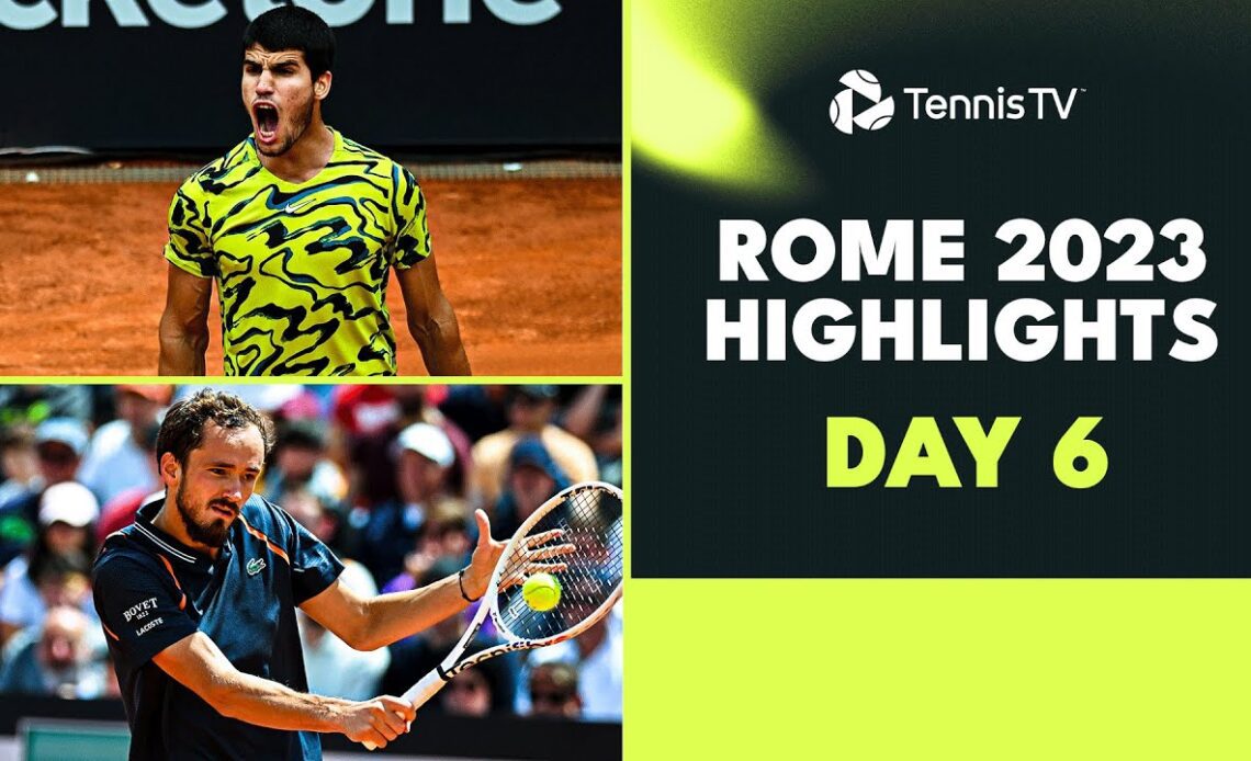 Alcaraz Upset By World No.135 Marozsan; Medvedev & Rublev Feature | Rome 2023 Highlights Day 6