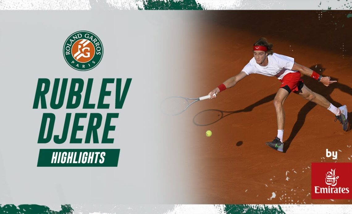 Andrey Rublev vs Laslo Djere - Round 1 Highlights I Roland-Garros 2023