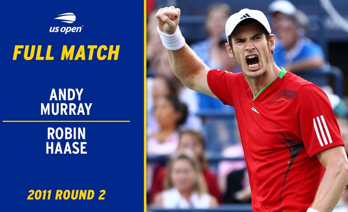 Andy Murray vs. Robin Haase Full Match | 2011 US Open Round 2