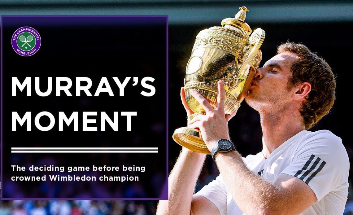 Andy Murray's Final Game vs Novak Djokovic Before Being Crowned Wimbledon Champion 🏆