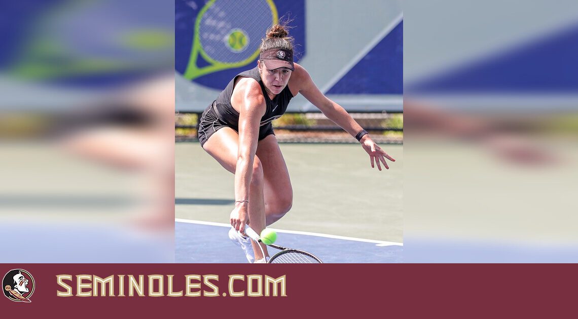 Arkadianou Battles In First Round of NCAA Singles Tournament