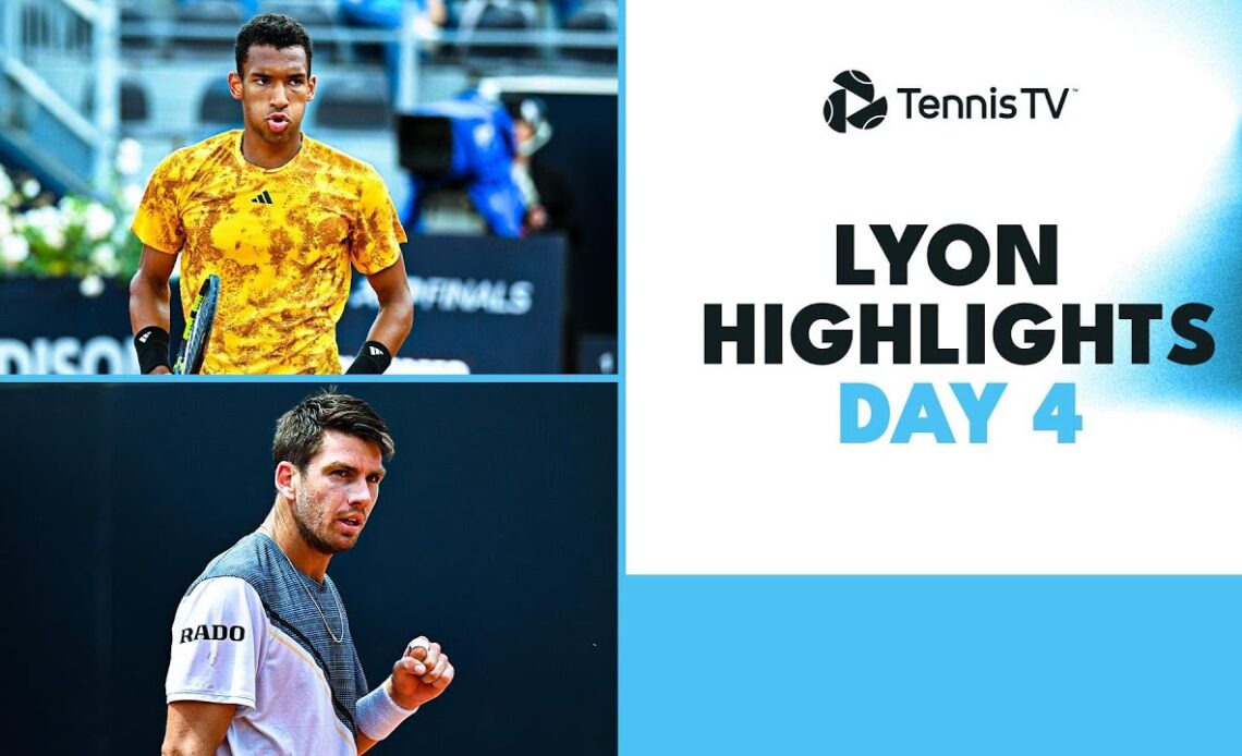 Auger-Aliassime Begins Campaign, Norrie Faces Goffin & More Feature! | Lyon 2023 Highlights Day 4