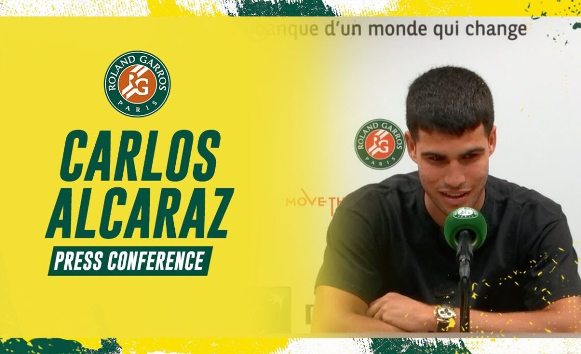Carlos Alcaraz - Press Conference after Round 1 I Roland-Garros 2023