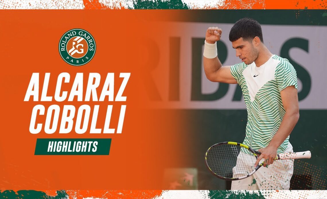 Carlos Alcaraz vs Flavio Cobolli - Round 1 Highlights I Roland-Garros 2023