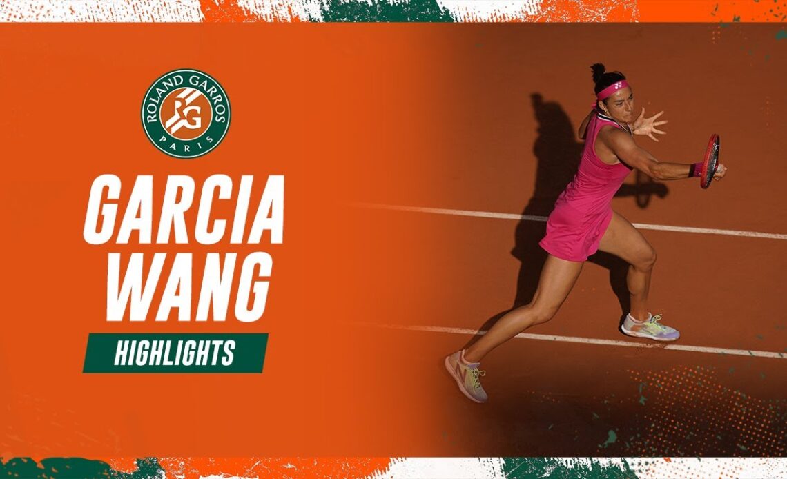 Caroline Garcia vs Xiyu Wang - Round 1 Highlights I Roland-Garros 2023