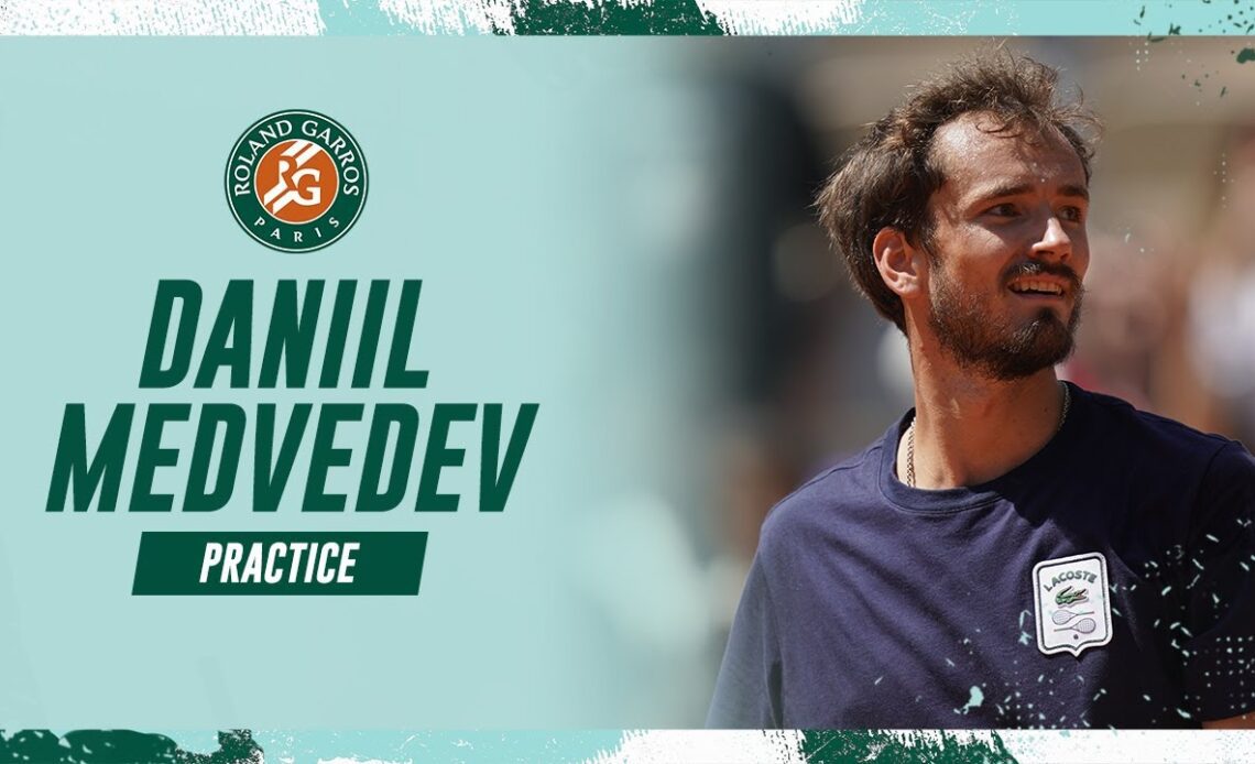 Daniil Medvedev - Practice | Roland-Garros 2023