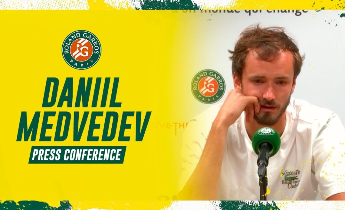 Daniil Medvedev - Press Conference after Round 1 I Roland-Garros 2023