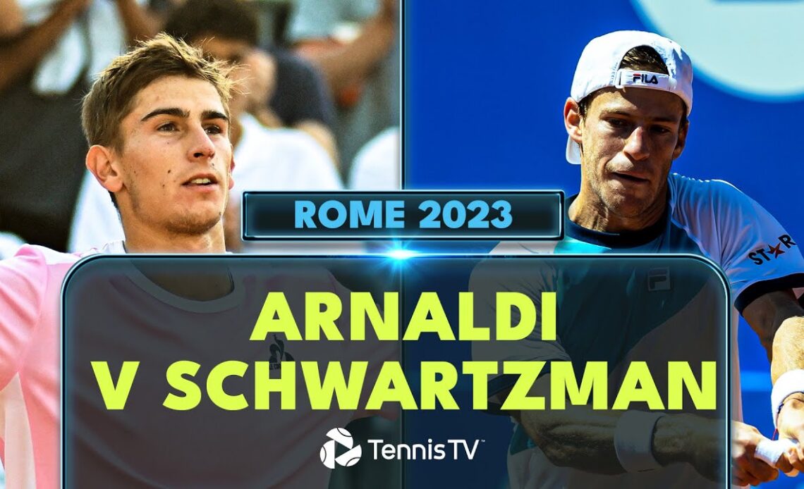Drama packed Arnaldi vs Schwartzman Match | Rome 2023 Highlights
