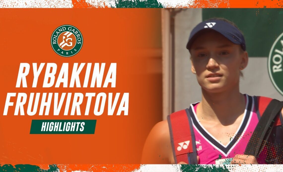 Elena Rybakina vs Brenda Fruhvirtova - Round 1 Highlights I Roland-Garros 2023