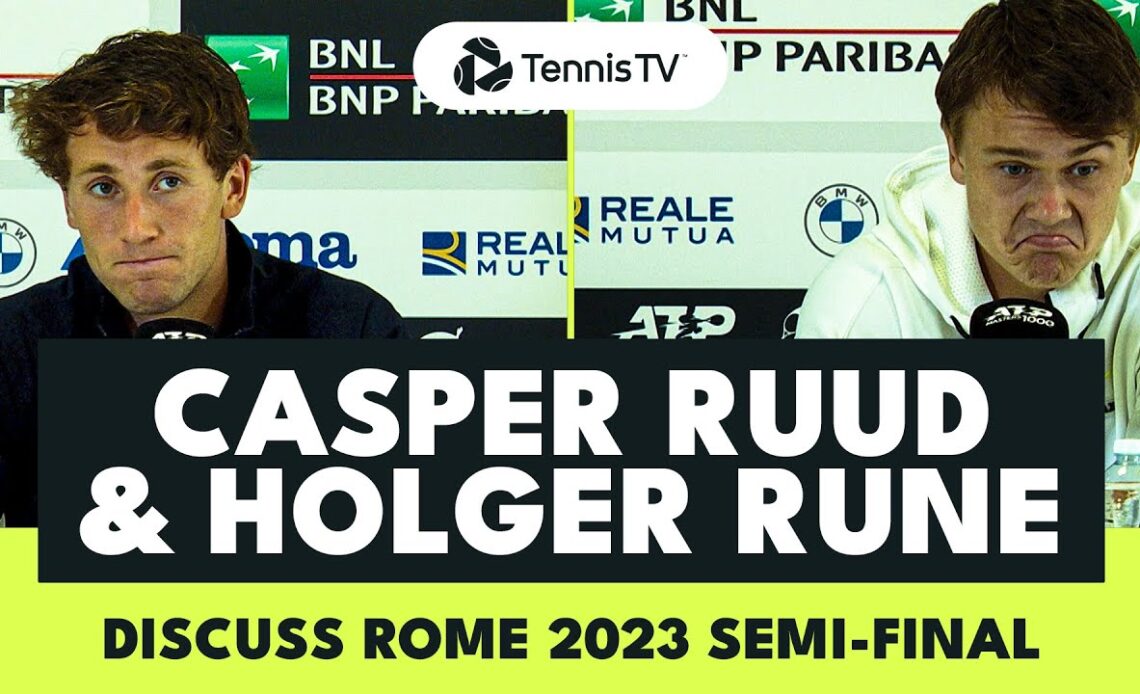 Holger Rune & Casper Ruud Break Down Rome 2023 Semi-Final 🗣️