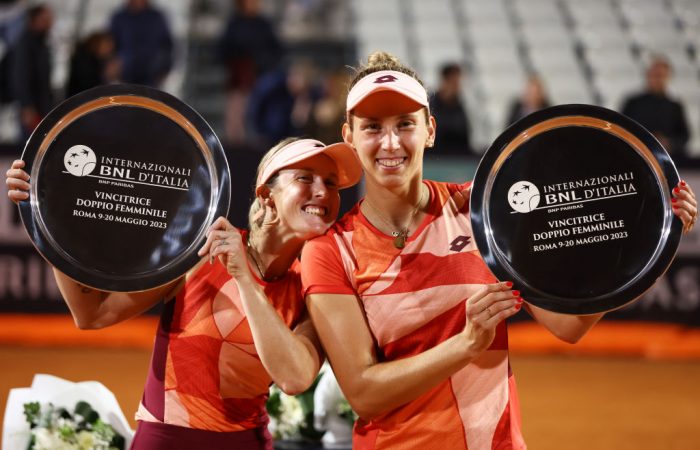 Hunter and Mertens crowned Italian Open doubles champions | 20 May, 2023 | All News | News and Features | News and Events