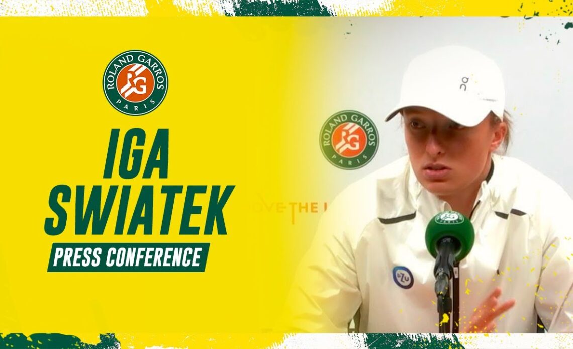 Iga Swiatek - Press Conference after Round 1 I Roland-Garros 2023