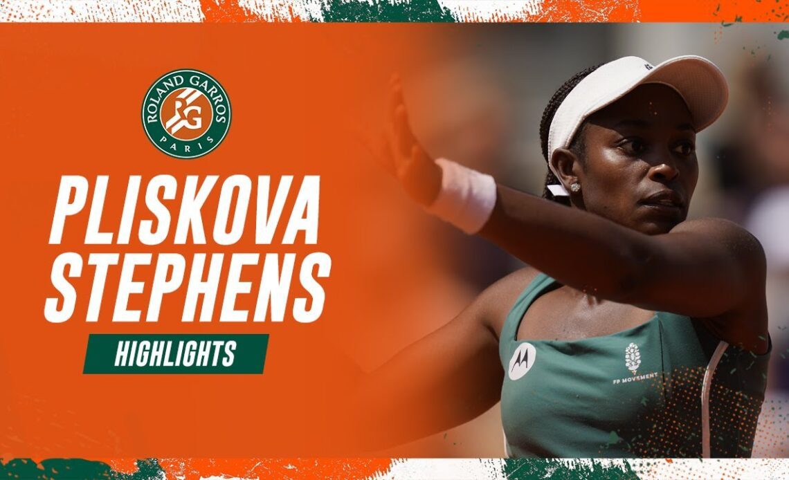 Karolina Pliskova vs Sloane Stephens - Round 1 Highlights I Roland-Garros 2023