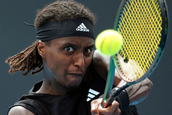 Mikael Ymer damages umpire chair, DQ'd for outburst in Lyon