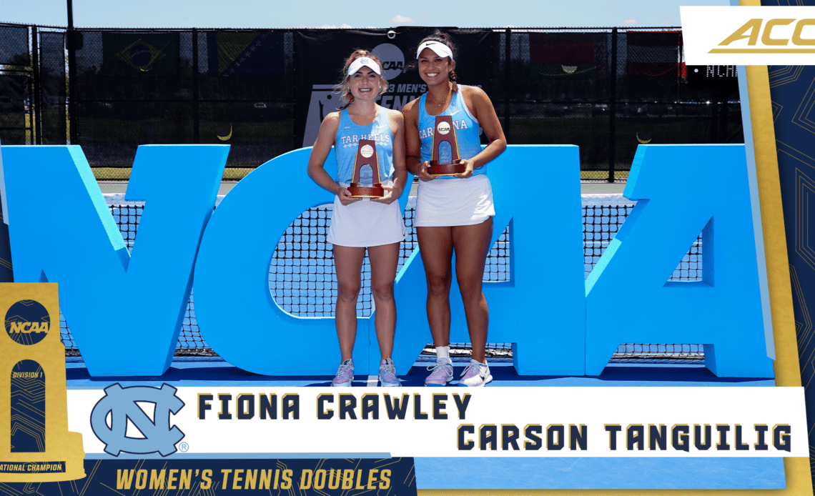 NORTH CAROLINA WINS 2023 NCAA WOMEN'S TENNIS DOUBLES NATIONAL CHAMPIONSHIP