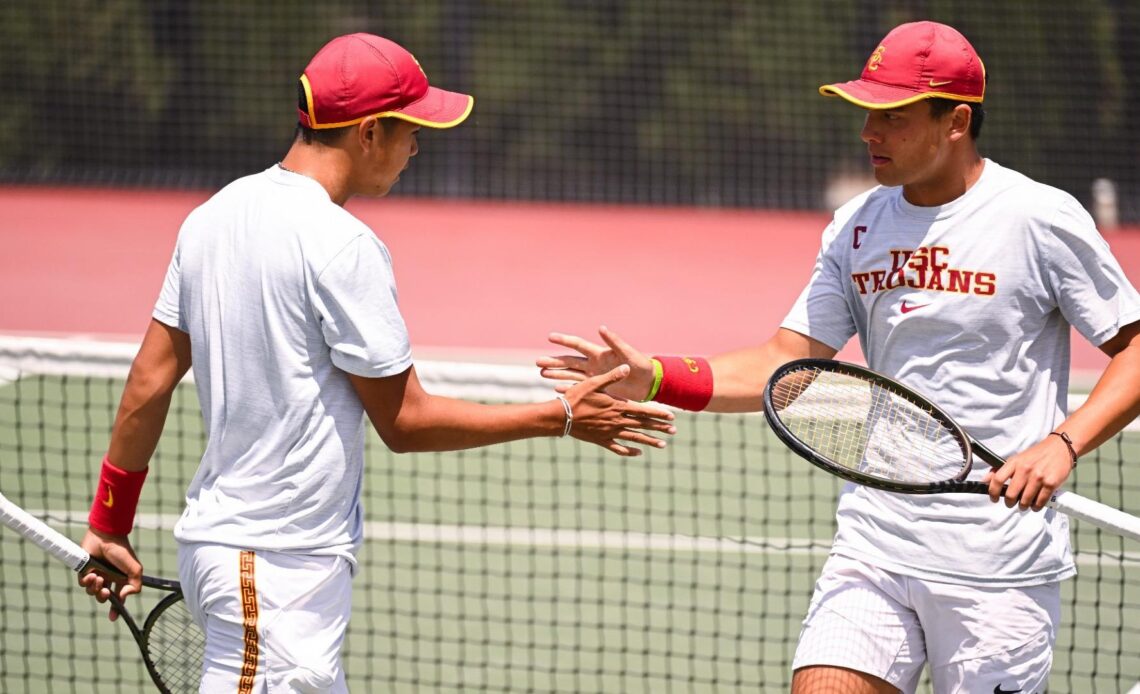 No. 10 USC Men’s Tennis Boasts Doubles Team of the Year, Six Trojans Earn All-Pac-12 Accolades