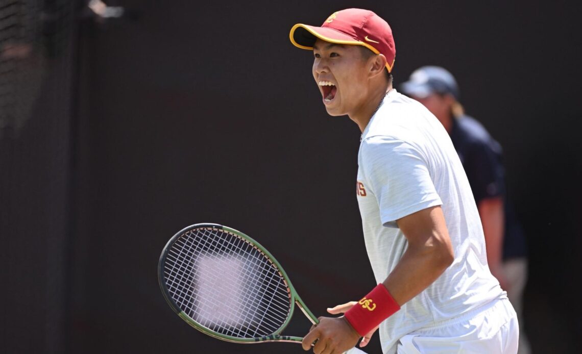 No. 10 USC Men's Tennis Downs Idaho 4-0 To Advance To Second Round of NCAA Tournament