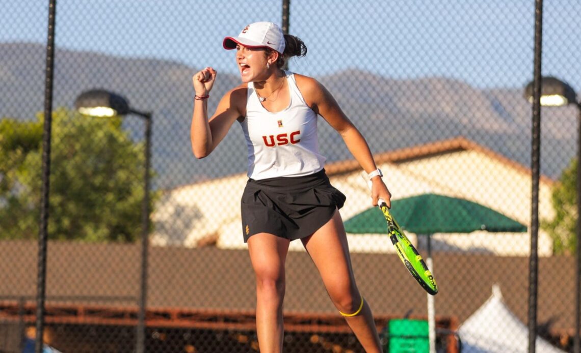 No. 24 USC Women’s Tennis Advances To Second Round of NCAA Tournament With 4-0 Win Over UNLV