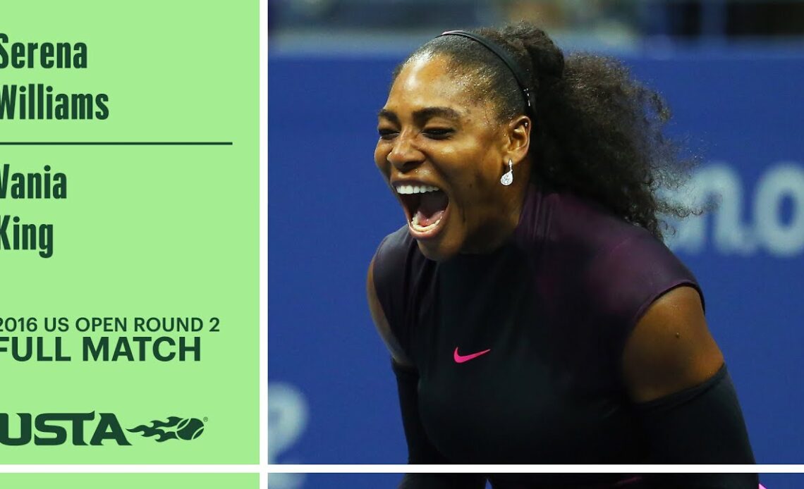 Serena Williams vs. Vania King Full Match | 2016 US Open Round 2