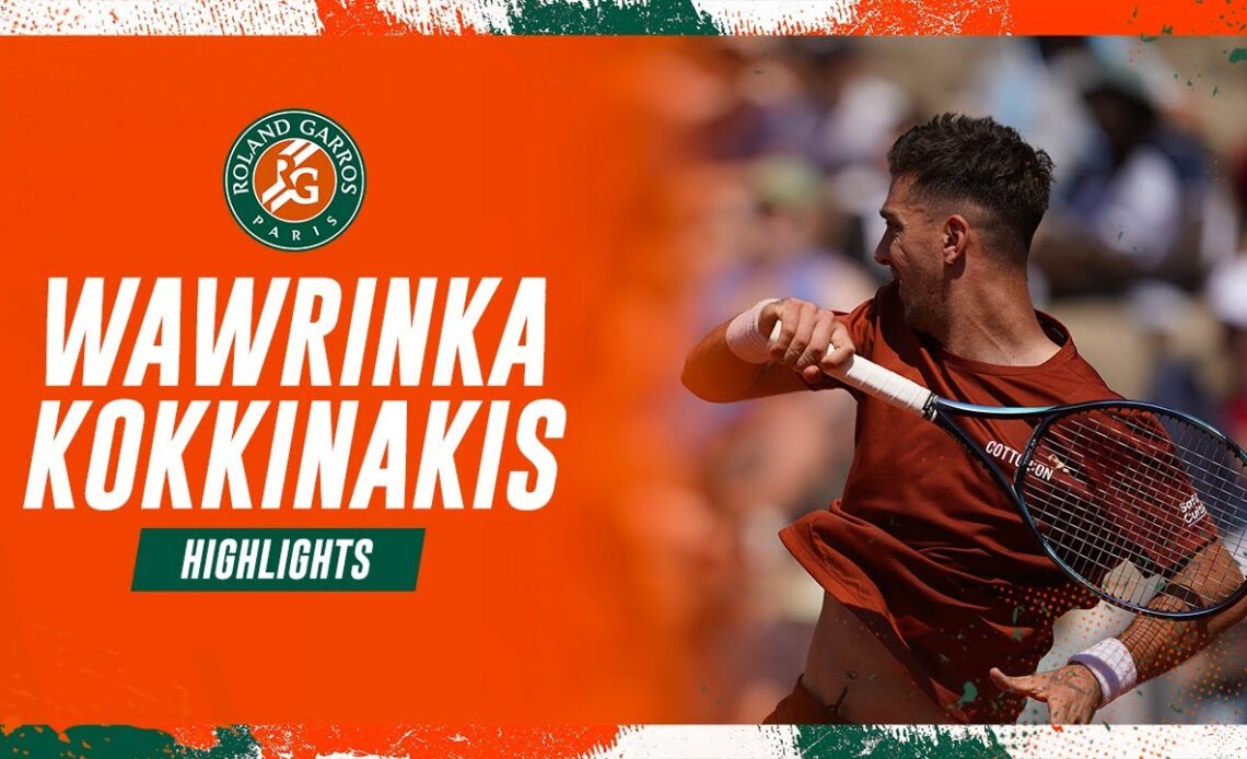 Stan Wawrinka vs Thanasi Kokkinakis - Round 2 Highlights I Roland-Garros 2023
