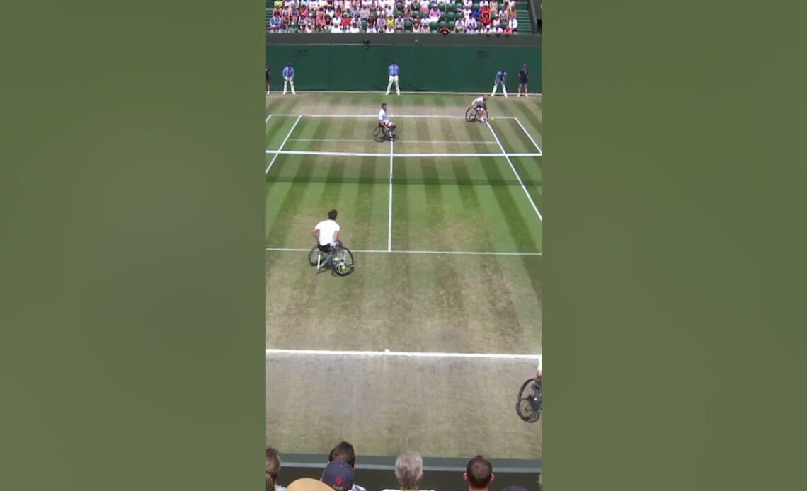 Stefan Olsson Wins Incredible Wheelchair Tennis Point After Crashing 😮