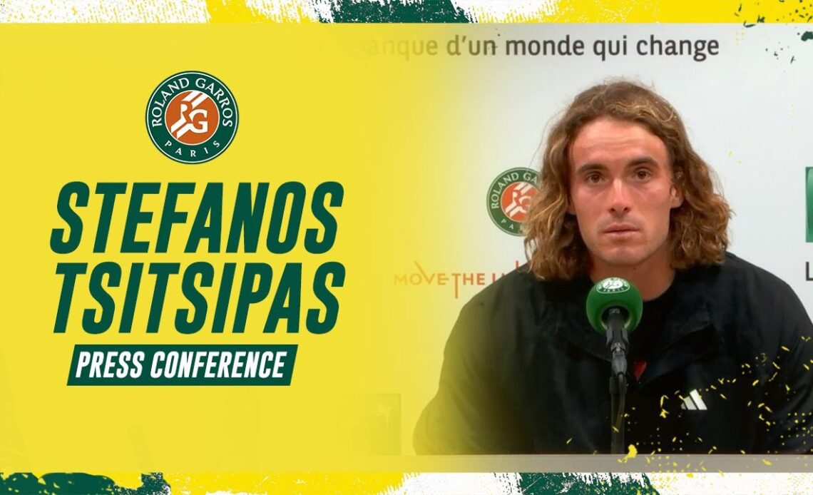 Stefanos Tsitsipas - Press Conference after Round 1 I Roland-Garros 2023