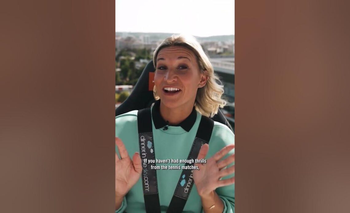 Taking Roland-Garros to new heights with Tatiana Golovin in All Access 😯 #RolandGarros