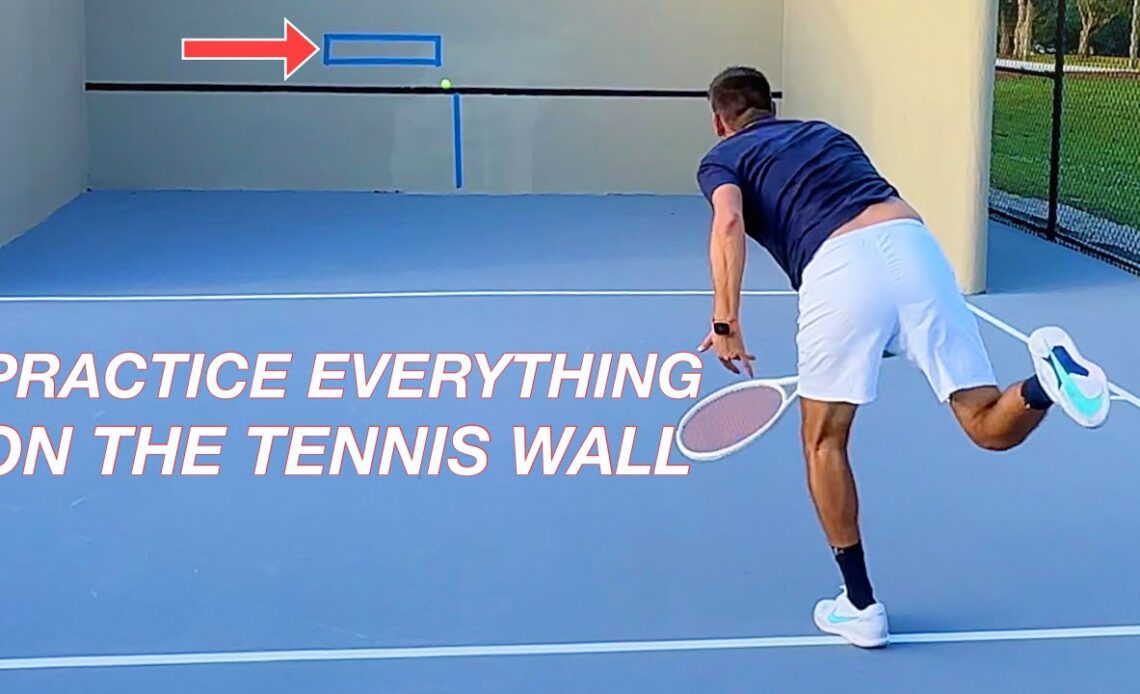 The Ultimate Tennis Wall Practice Session