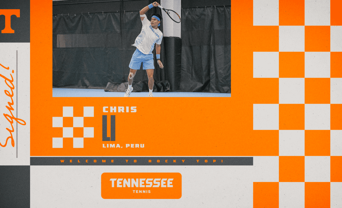 Transfer Chris Li Signs With Tennessee Tennis
