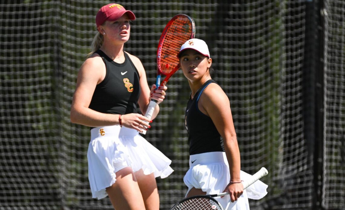 Trojans Maddy Sieg and Eryn Cayetano Set For NCAA Tennis Individual Championships