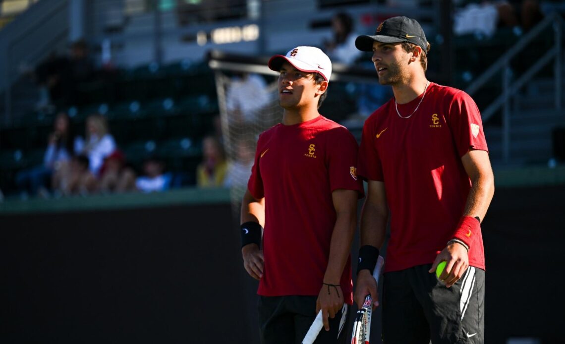 Trojans Stefan Dostanic and Bradley Frye Wrap Season With NCAA Doubles Round of 32 Loss