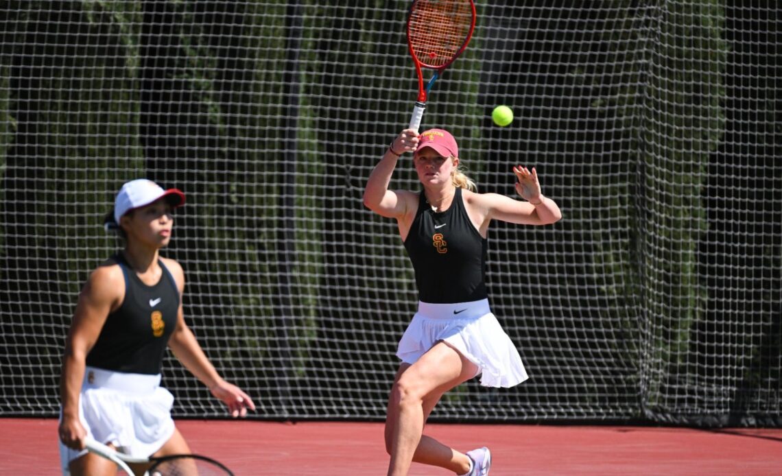USC’s Maddy Sieg and Eryn Cayetano Advance to NCAA Doubles Round of 16