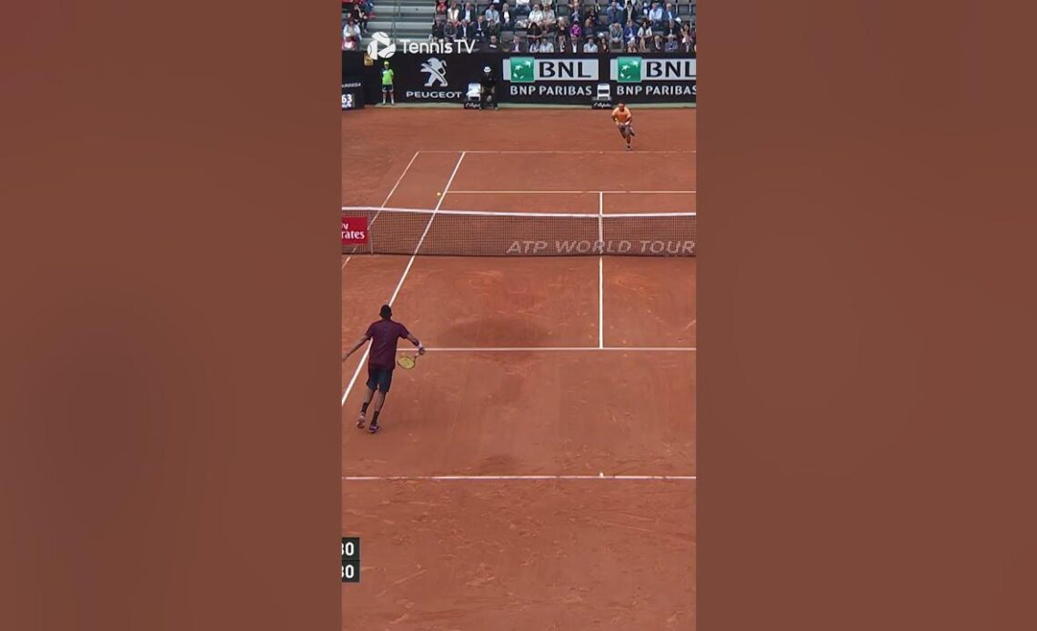 When Nadal & Kyrgios Met In Rome 😮‍💨 #tennistv #shorts