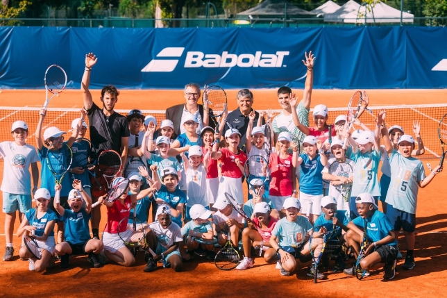 Alcaraz, Thiem and Toni Nadal Host Babolat Kids Clinic